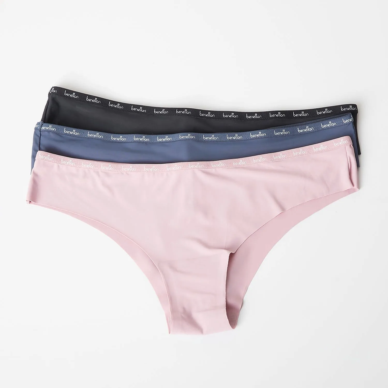 w=1500,h=1500,fit=pad (13) Pack De 3 Calzones Bikini Microfibra Mujer Benetton - Imagen 1